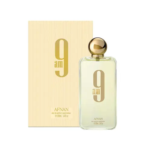 AFNAN 9AM for Men and Women Eau de Parfum Spray, 3.4 Ounce Perfume Fragrance Fresh Citrus