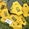 Number Sheep Goat Cattle Cow Deer Animal LIVESTOCK Ear Tag ID Applicator 8x8cm