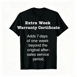 The Clout Closet Trendy T-shirt After-Sale Warranty Certificate 0625