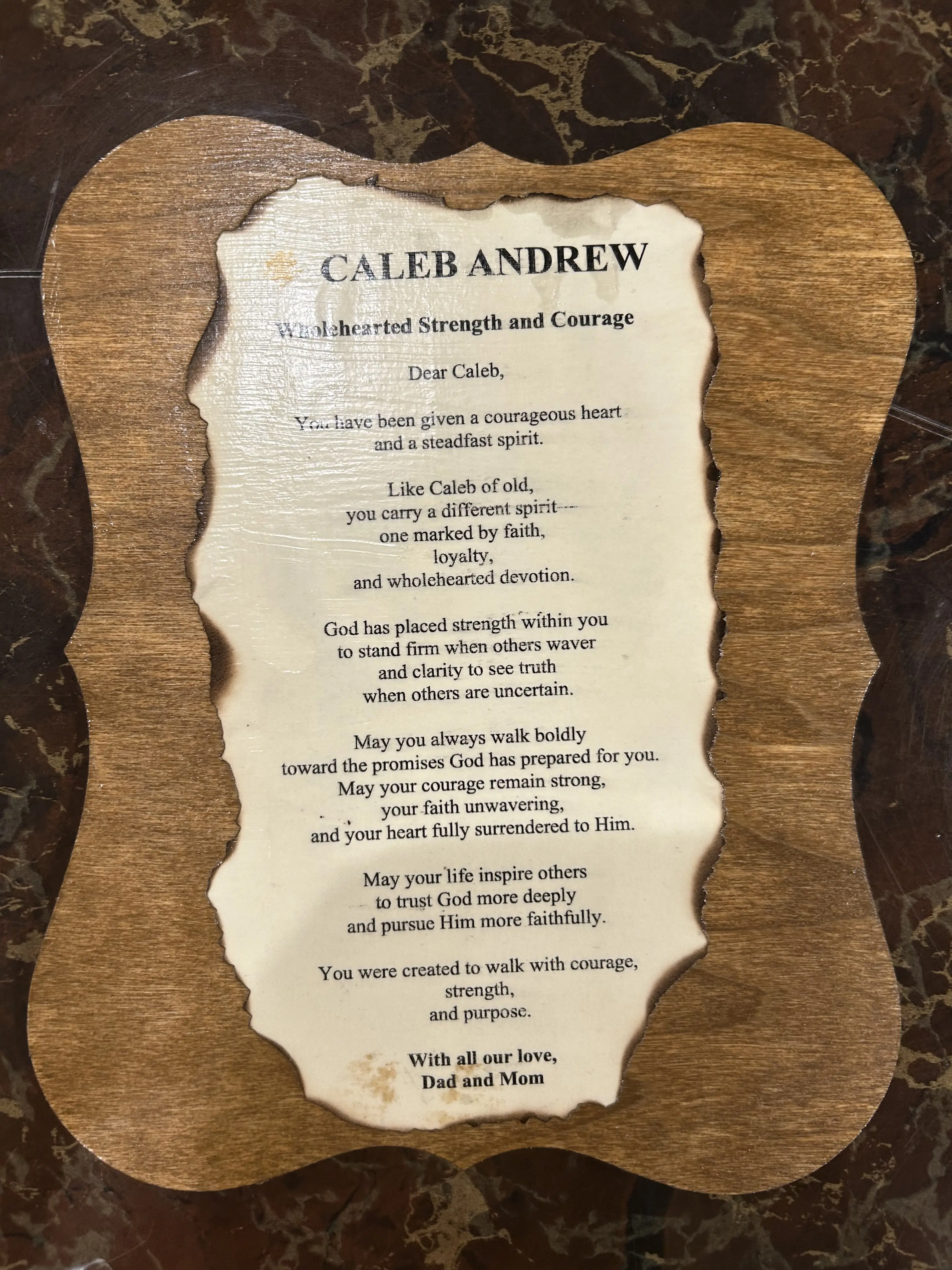 Handmade Rustic Fancy Cut Plaque | Personalized Parchment Burnt Edge Sign | Custom Wedding Graduation Baby Announcement | Unique Handcrafted Gift