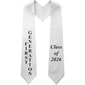 Graduation Sash 2026, Satin Graduation Stole for Class of 2026, High School College Grad Ceremony, Photo Props