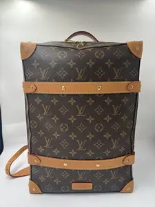Pre-owned Louis Vuitton coated canvas Backpacks SOFT TRUNK Luggage backpack (Z)