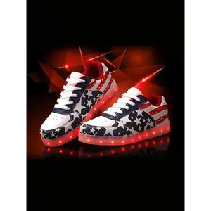 Luminous shoes, rechargeable LED luminous shoes, fashionable men's and women's sports shoesRAIMENTRY