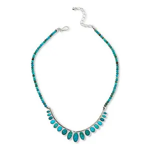 Mine Finds by Jay King Gallery Collection Sterling Silver Sonoran Turquoise Necklace