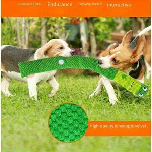 Small Dinosaur Dog Toy, Interactive Chewable Plush Squeaky Toy, Durable Bite Resistant Pet Toy, Dog Gift, Dog Toys