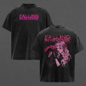 Falling In Reverse T-Shirt Mens Black Classic Rock Metal Tee Merch,metal band shirt, rock tour t-shirt, alternative band merch, trending t-shirt, 90s graphic tee, vintage graphic tee, grunge aesthetic shirt, classic rock merch