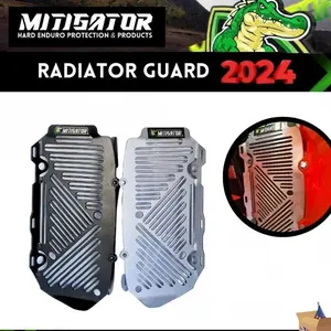 BLACK Mitigator Radiator Guard Fits Ktm 17-24 GasGas 21-24 Husqvarna 17-24