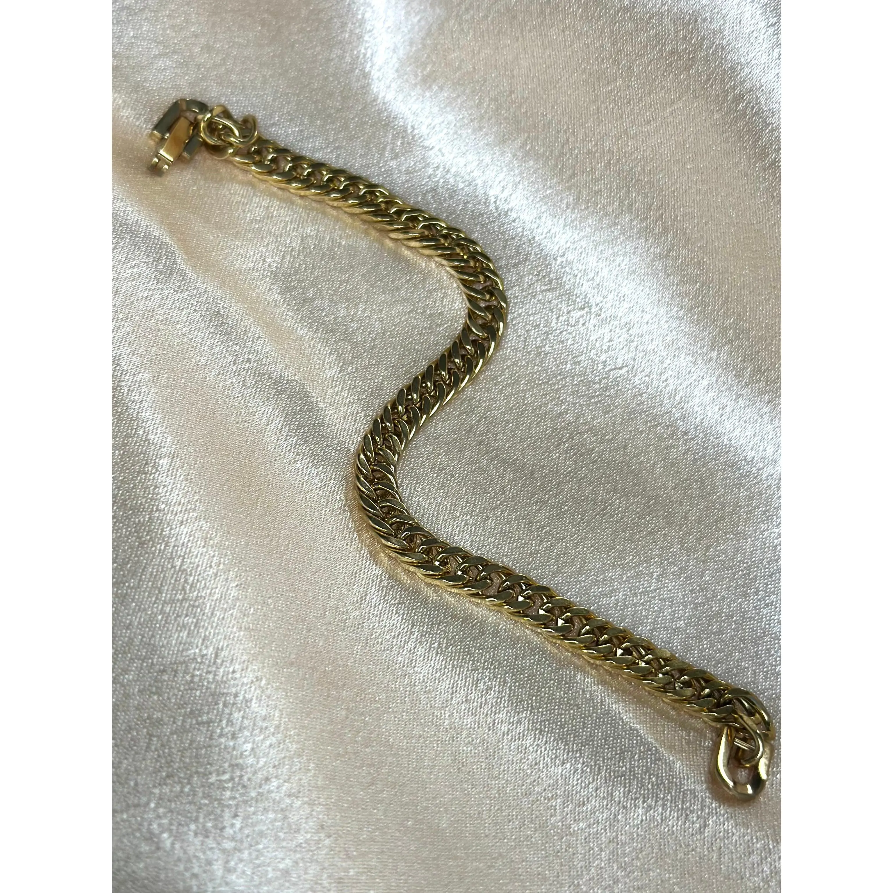Calyx gold chain-link bracelet