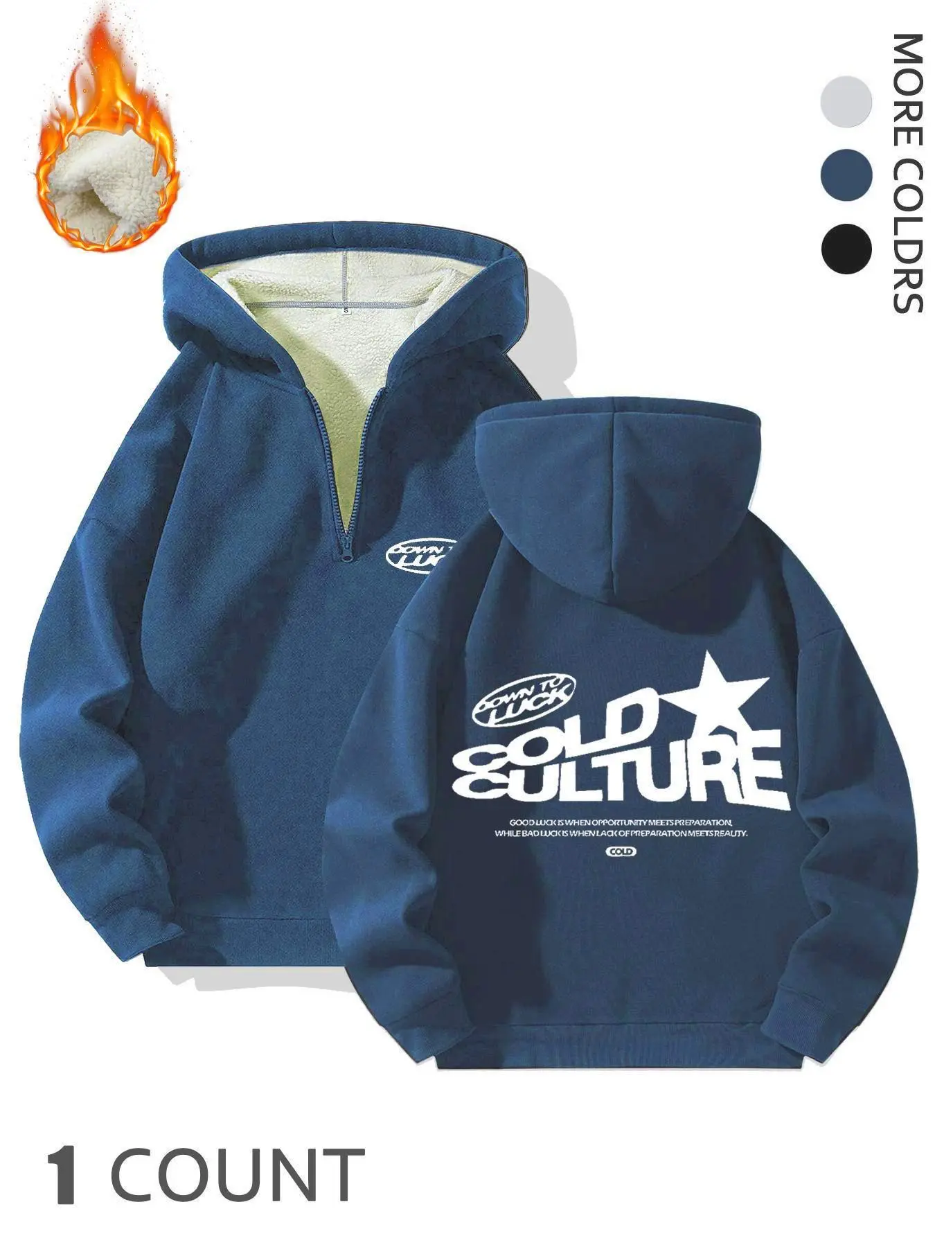 cold cultureフルジップパーカー（タグ付き） TikTok Viral 2025 Cold Culture Sherpa-Lined Hoodie – #BlackFriday