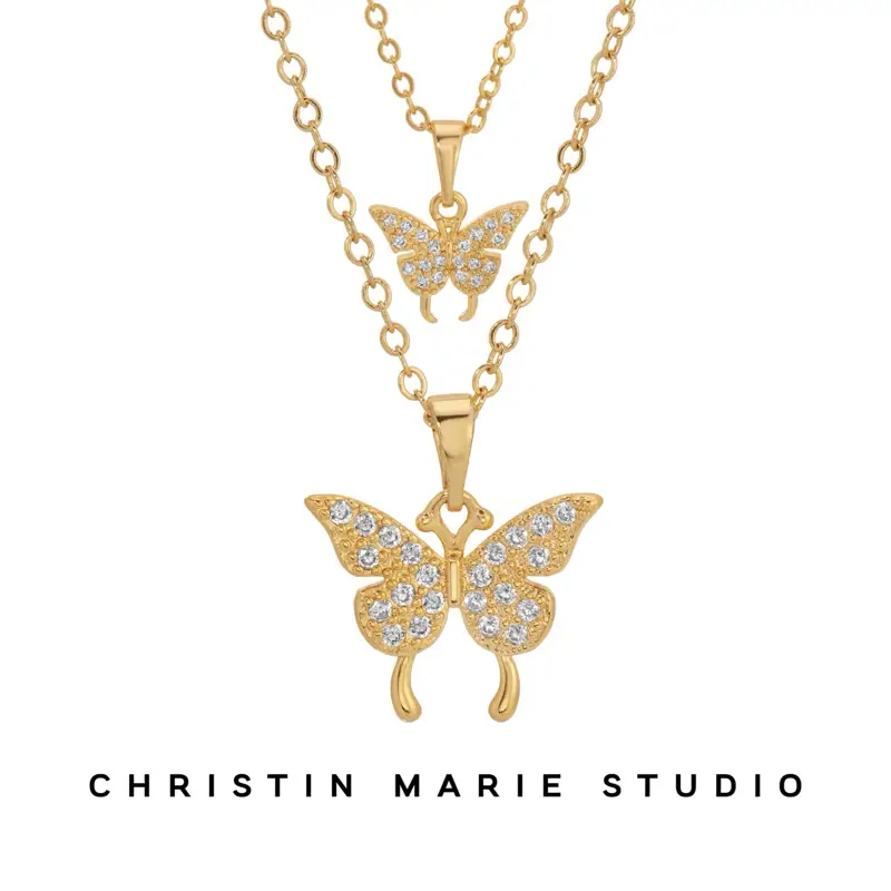 Tiny Wings Butterfly Necklace