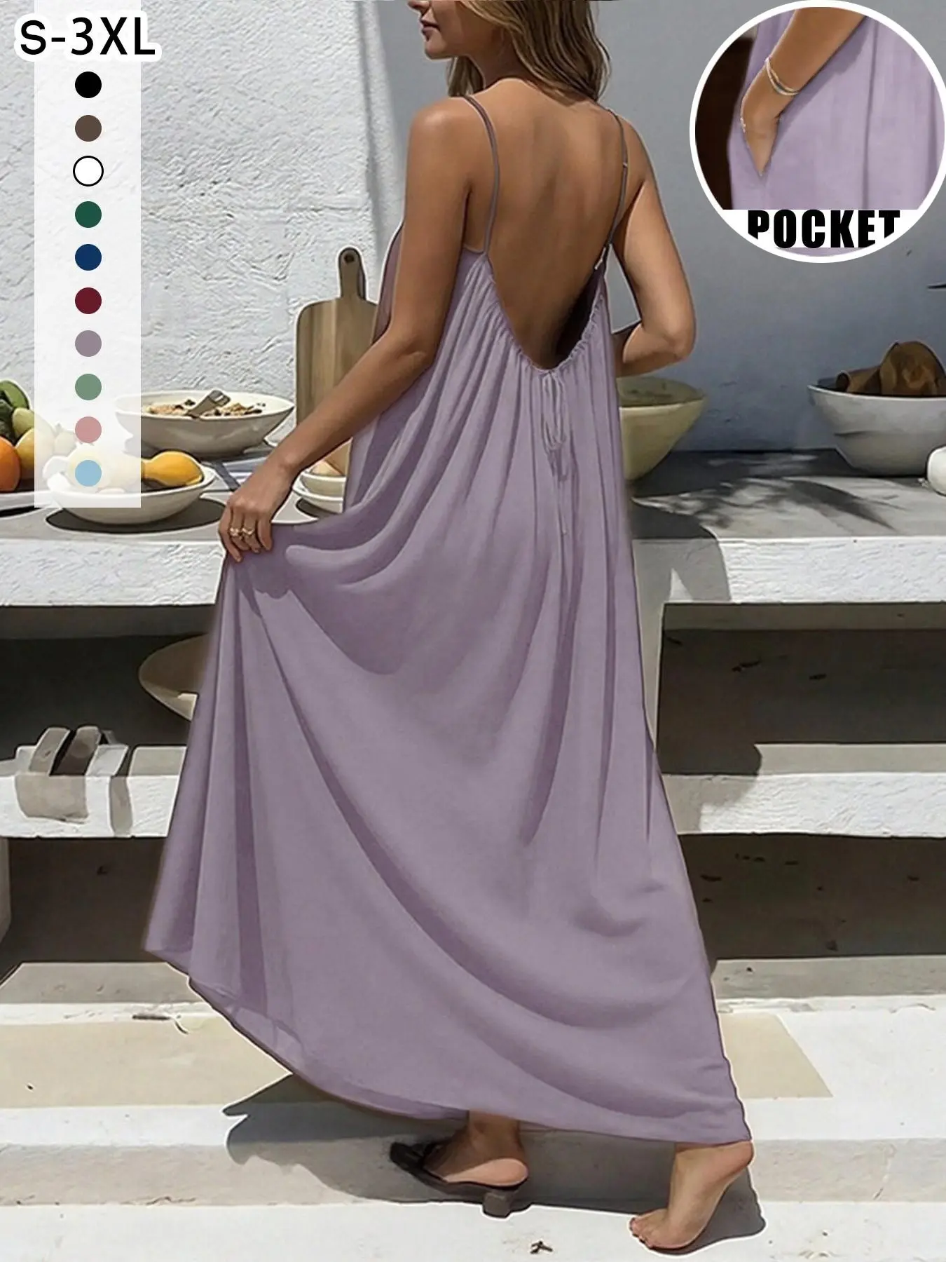 New Women's Backless Cami Dress, Loose-Fit Homewear, Sexy Sleepwear, Beach Cover-Up, Multiple Colors & Sizes Available - TikTok Shop New Women's Backless Cami Dress, Loose-Fit Homewear, Sexy Sleepwear, Beach Cover-Up, Multiple Colors & Sizes Available - TikTok Shop