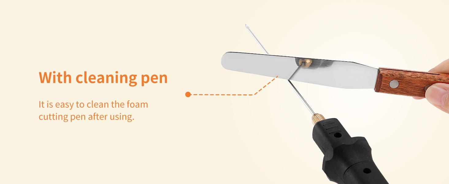 GOCHANGE 3 in 1 Foam Cutter Electric Styrofoam Cutting Tool, 100-240V / 18W  Heated Foam Carving Knife Kit with Electronic Adaptor for Small Cutting Project, DIY Craft, Foam Carvingm,Foam Board, Pearl Cotton, EPP, KT Board, EPS