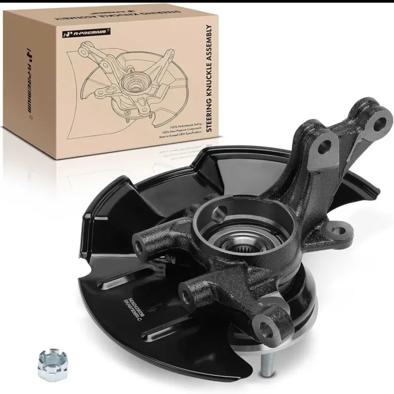 A-Premium Front Right Steering Knuckle & Wheel Bearing Hub Assembly for Hyundai Elantra 2007-2012 4-Wheel ABS Passenger Side