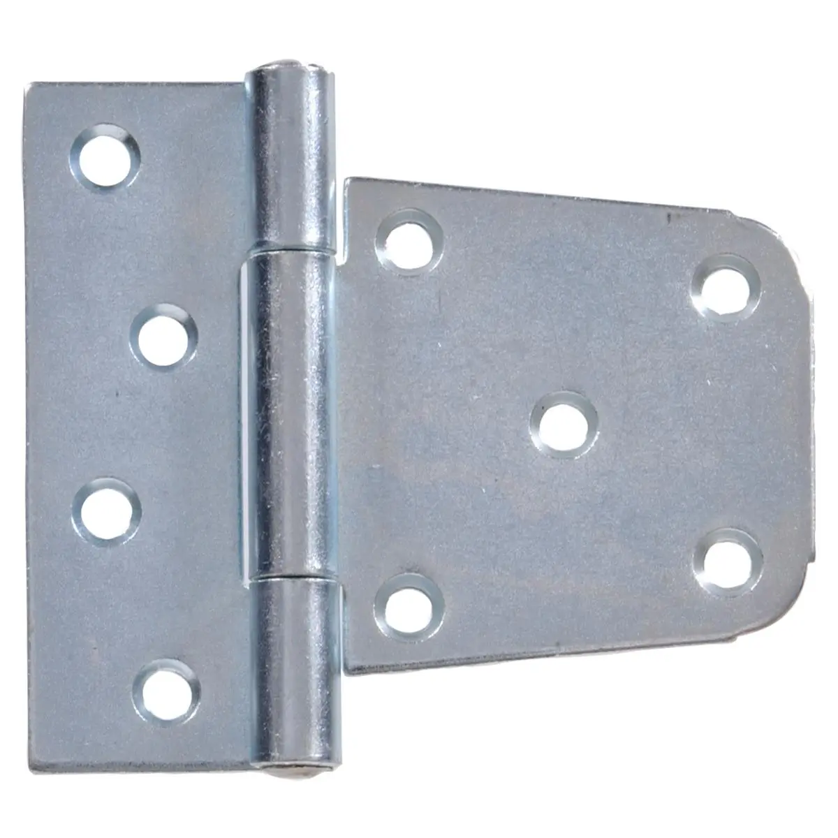 Hillman Group Flagged Heavy-Duty Zinc-Plated T-Hinge Door Hardware, 4x4 in, Pack of 5