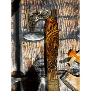 Engraved Viking Axe
