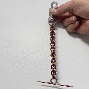 6 Roll Electrical Tape Holder 3 Link Style - Anodized Aluminum with Color Customization Adhesive Tape