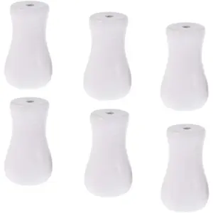 Wood Cord Tassels 6 Pack For Window Blinds, Curtain Craft(6, White)