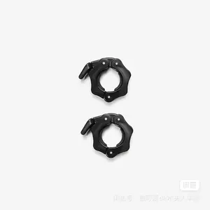New idle safety buckle a pair of flagship store barbell rod straight bar household fitness buckle hard pull push lift muscle booster pole weight lifting equipment dumbbell