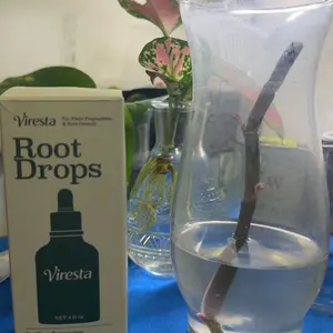 VIRESTA Root Drops - Rooting Hormone for Cuttings Propagation Drops,Propagation Plant Drops to Promote Healthy Root Growth for Faster Roots & Less Shock Works in Water, Soil, Leca for All Houseplants