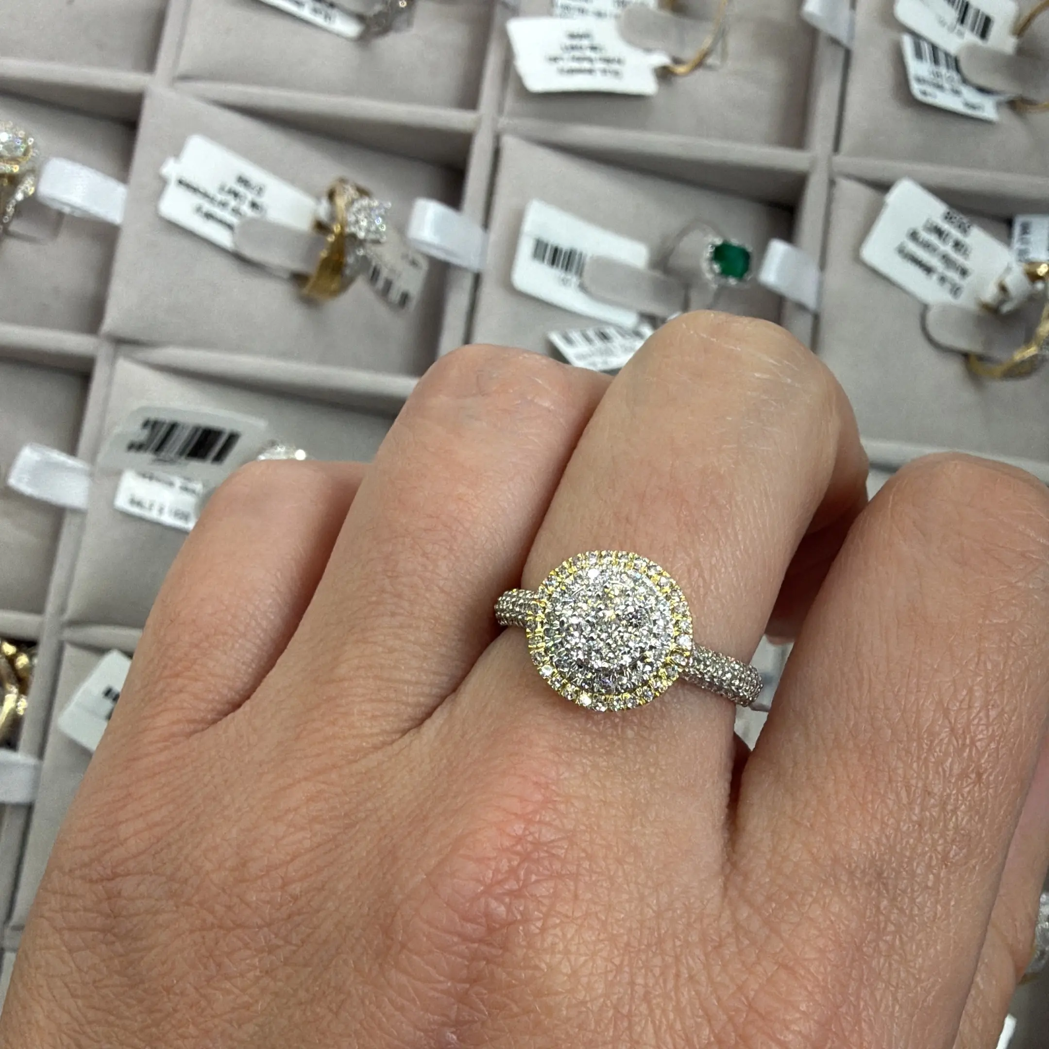 ANILLO DMT NAT ORO AMARILLO 1OK