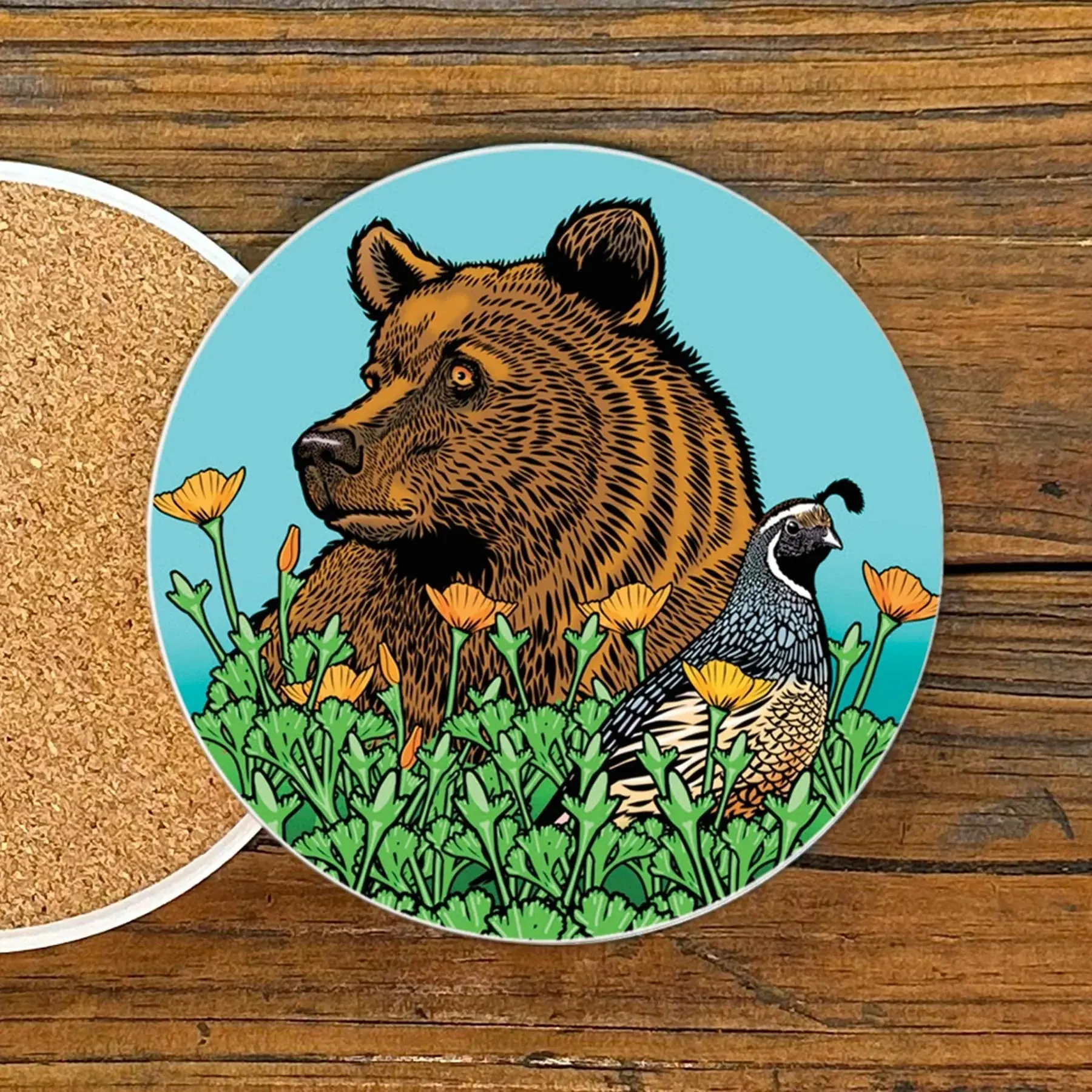 Grizzly Bear Coaster