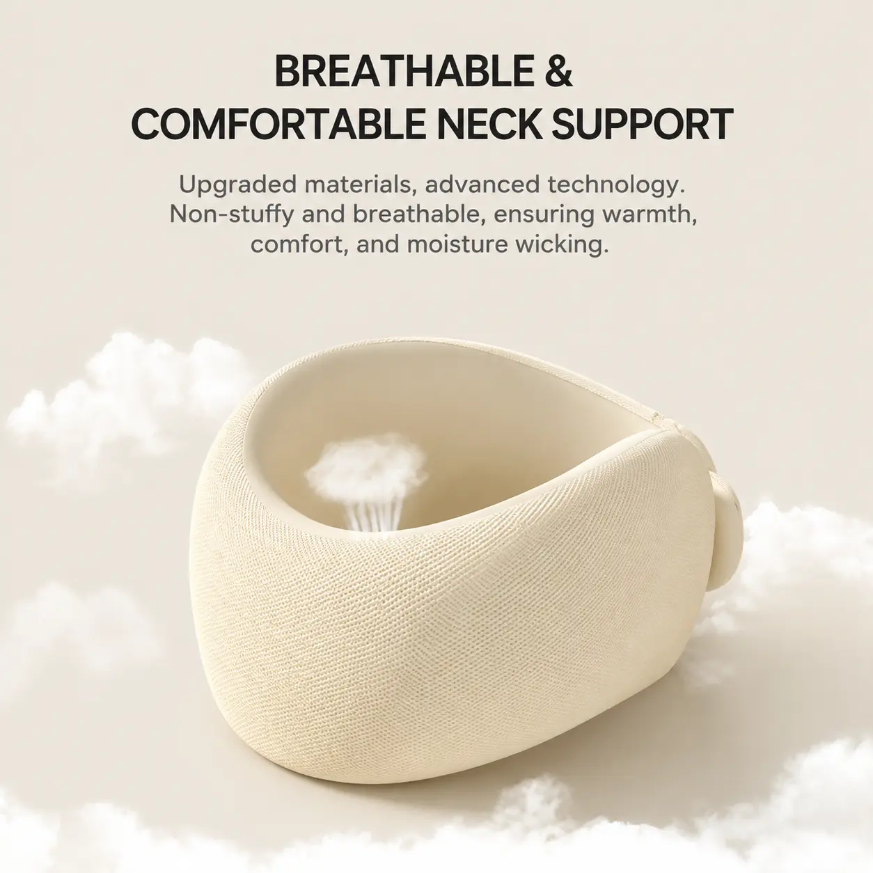 Soft Breathable Mesh Memory Foam U Shaped Travel Neck Pillow, Ergonomic Comfort Neck Support Cushion for Airplane Car Train Office Nap Sleeping, Portable Washable Neck Rest Pillow for Adults Travel Essentials