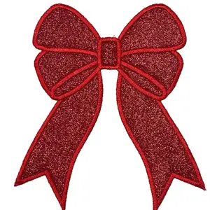 Appliqué Side Bow (Ready to Press) Heat Press required. Press at 320 for 20 seconds then flip inside out and press again. Make sure to use a pressing pillow or fingertip towel under garment to ensure even pressure.