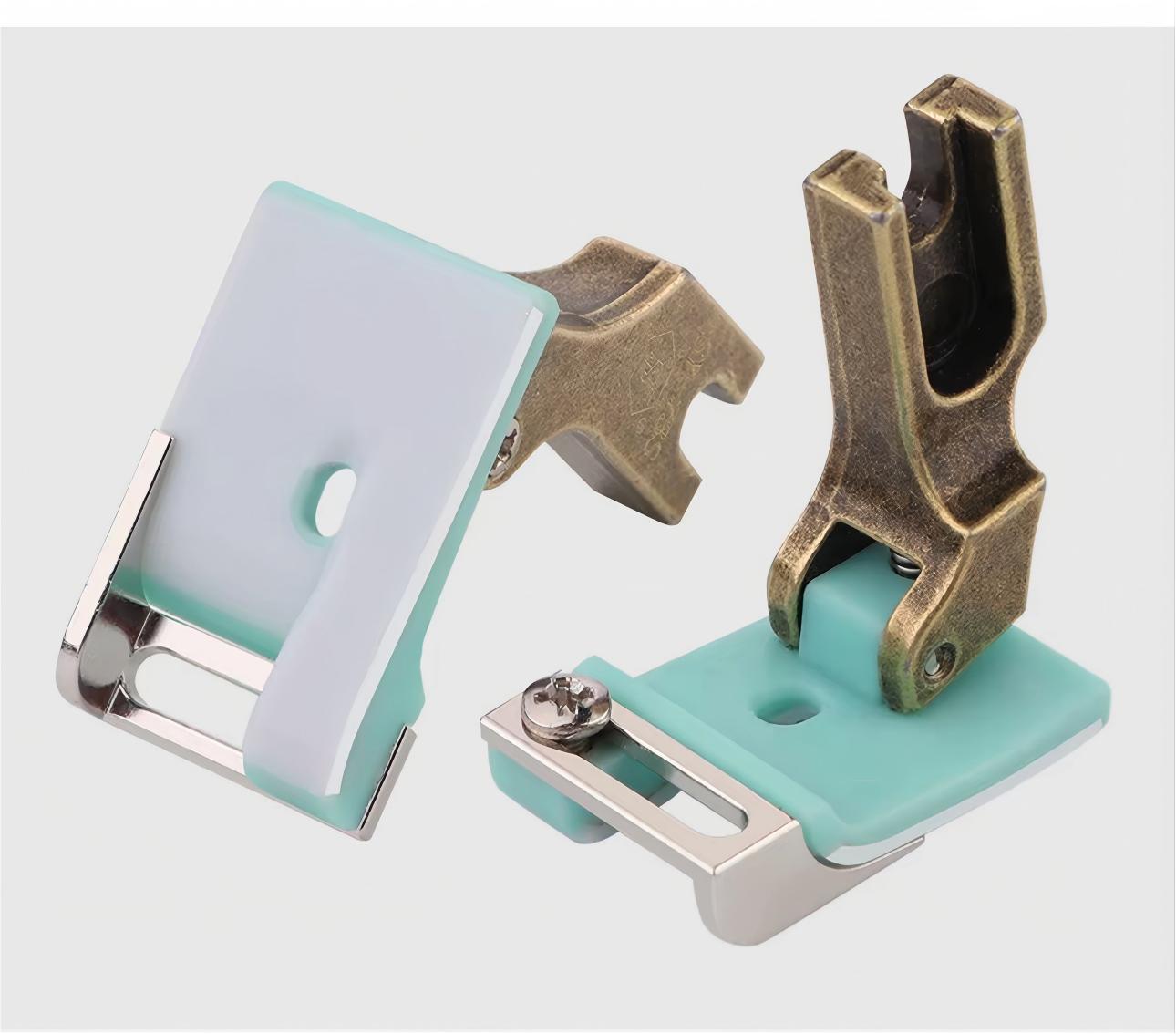 Multi-Use Sewing Presser Foot for lockstitch machine, Edge Binding, Hemming, Webbing Guide, Lace Stitching Sewing Machine Accessory