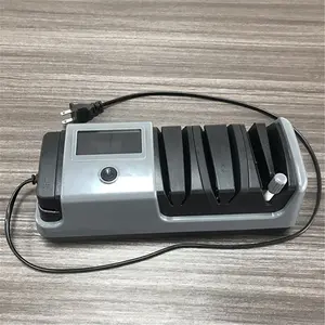 5 in 1 Electric Knife Sharpener with 100% Diamond Abrasives 3 Adjustable Speeds for Kitchen Knives Straight/Serrated/Kitchen Knives Scissors