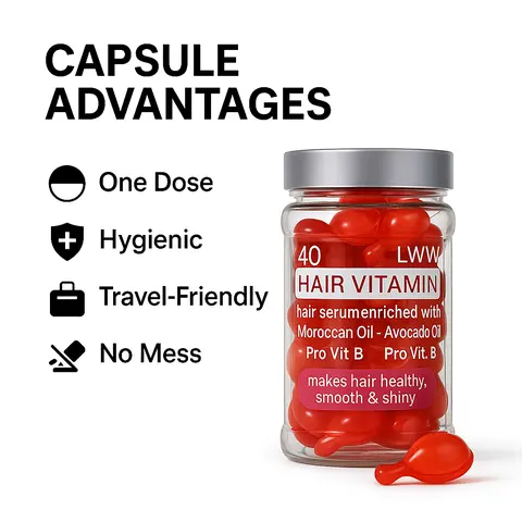 LWW No-Rinse Hair Treatment Serum with Argan, Macadamia, Avocado Oils & Vitamins A,C,E,Pro B5 - Moisturizing Conditioner Oil for Women & Men, Anti-Frizz, Hair Growth Support, Moisture