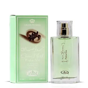 Al Rehab Choco Musk Pistachio Eau de Parfum Spray | Vanilla & Amber Notes, Unisex Fragrance, 50 ml (1.65 fl oz)