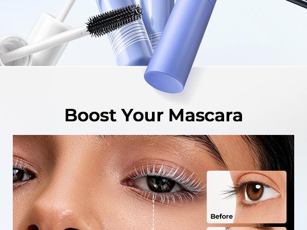 SACE LADY Lash Primer and Waterproof Mascara Set 2-in-1 Fiber Lengthening Volumizing Smudgeproof 24H Long Lasting Curling Eyelashes Makeup Kit SACE LADY Lash Primer and Waterproof Mascara Set 2-in-1 Fiber Lengthening Volumizing Smudgeproof 24H Long Lasting Curling Eyelashes Makeup Kit