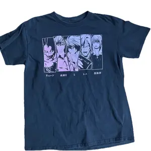Death Of Characters Vintage Graphic Tee, Ryuk - Light - L - Rem - Misa Tee, Death Note Shirt, Manga Anime Shirt, Unisex T-Shirt, Anime Clothing, Top Menswear Womenswear Streetwear