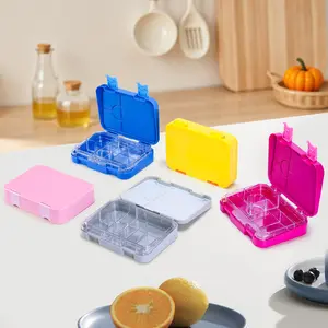 Large Size Tritan Bento Lunch Box, 4-6 Compartments, Leak-Proof, Leakproof Lunchbox, Microwave/dishwasher Safe, Ideal for Back to School