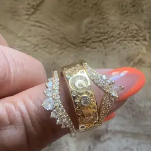 Elegant Copper Jewelry Statement Rings Set, Elegant Fashion Rings, Real Rings, Symbolic Sun Moon Design, Luxury Style for Men & Women, All Season Wear, Unique Gift Idea, Elegant Everyday Ring, Geometric Design Ring