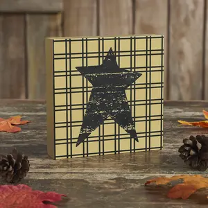 Prim Black Star Sign