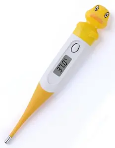 Digital Thermometer Kit - Rigid Tip, Water Resistant, Fever Line Indicator, Oral Thermometer for Adults & Kids, Suitable for Rectal & Underarm Measurement