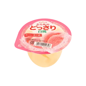 TARAMI Japanese Fruit Jelly White Peach Flavor 230g - Delicious and Refreshing Dessert