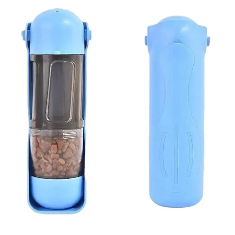 Furri Portable Pet Water Bottle & Feeder - Multifunctional Dog Water Bottle 4 In 1 Leak Proof Foldable