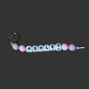 Personalized Silicone Name Keychain