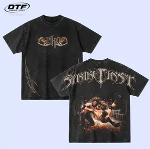 Vintage Randy Orton RKO Washed T-Shirt, Strike First Retro 90s Wrestling Graphic Tee, The Viper Apex Predator Bootleg Shirt, Heavyweight Oversized Wrestling Tee, Gift for WWE Fans, Retro Streetwear Outfit