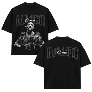 [80% Discount] Unisex Retro Conor McGregor Double Sided T-Shirt, UFC MMA Fighter Graphic Streetwear Present For Fight Fans