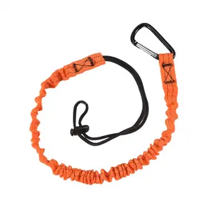 Tool Lanyard,3 Pcs Safety Lanyard with Carabiner,Shock Absorbing Safety Lanyard Adjustable Safety Lanyard for Work Tools