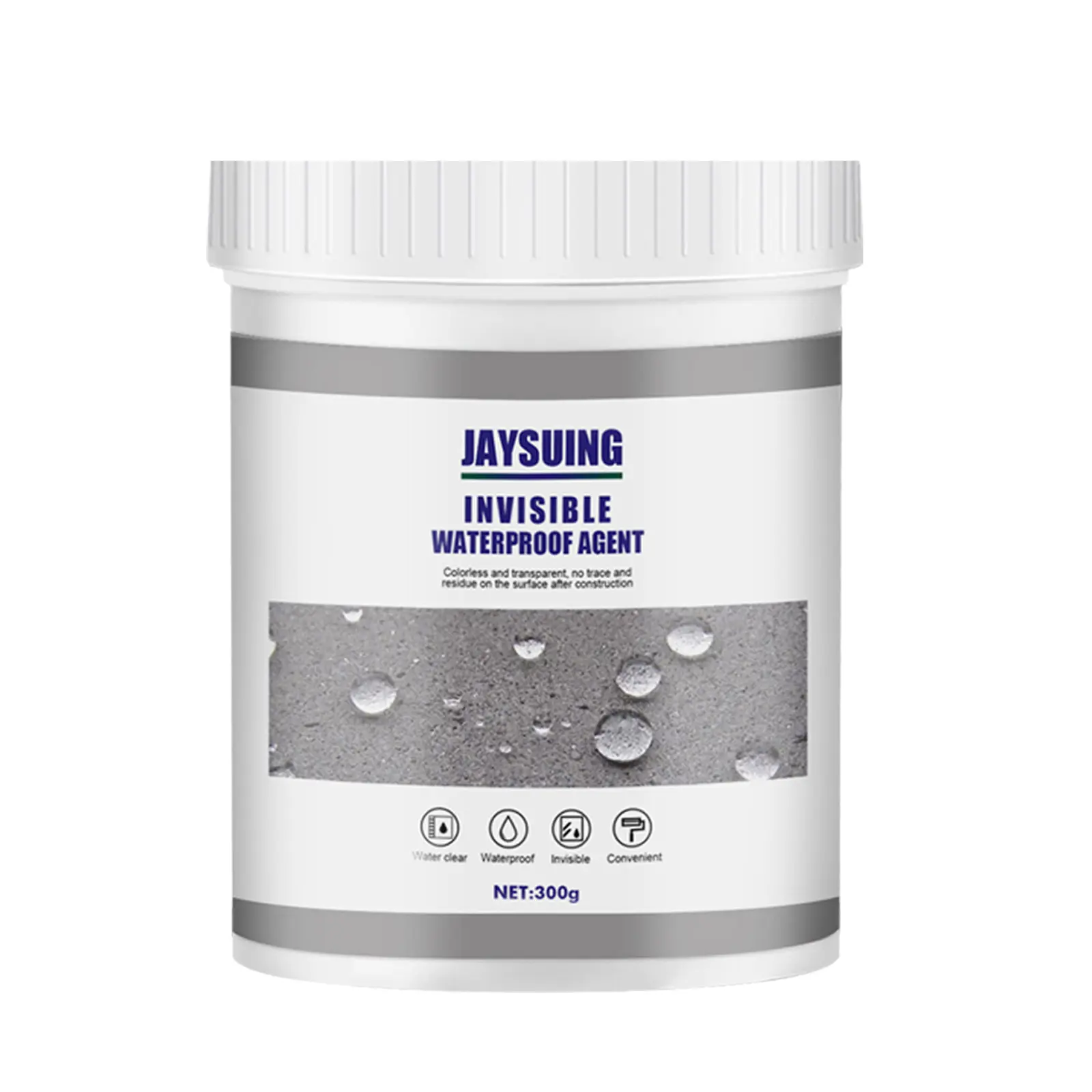 Jaysuing Waterproof Sealant 300g for Bathroom Kitchen Exterior Wall Repair with Polydimethylsiloxane & Methylchloroisothiazolinone Long Lasting Coating