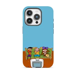 Ed, Edd n Eddy iphonecase Matte Finish Anti-Yellowing TPU Case for iPhone 16/15/14/13/12/11 Pro Plus Max – Ultra-Lightweight & Durable