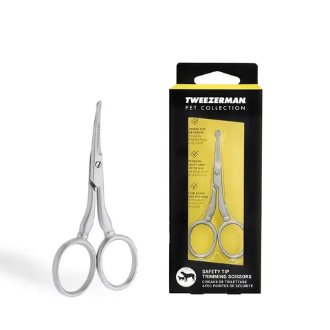 Tweezerman Pet Safety Tip Trimming Scissors