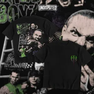 UNDISPUTED Hardy Boyz 2Xtreme WWE Heavy Cotton Unisex Shirt Jeff Hardy Matt Hardy Tshirt TNT Wrestling Fan Apparel Menswear Direct-to-garment Breathable Printing