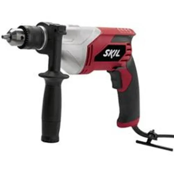 Skil DL181901 Corded 120V Electric Drill - 7.5A, 1/2-inch Drill, 0-950-rpm, 5.93 lbs, Chuck Key, Accurate Drilling Capability