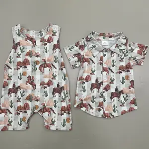 Boy Summer Clothes Boy Western Clothes Summer Shorts Set