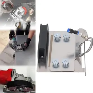 Tile edge trimmer, tile edge grinder, angle grinder stand, portable tile beveling tool, beveling for brick/brickwork